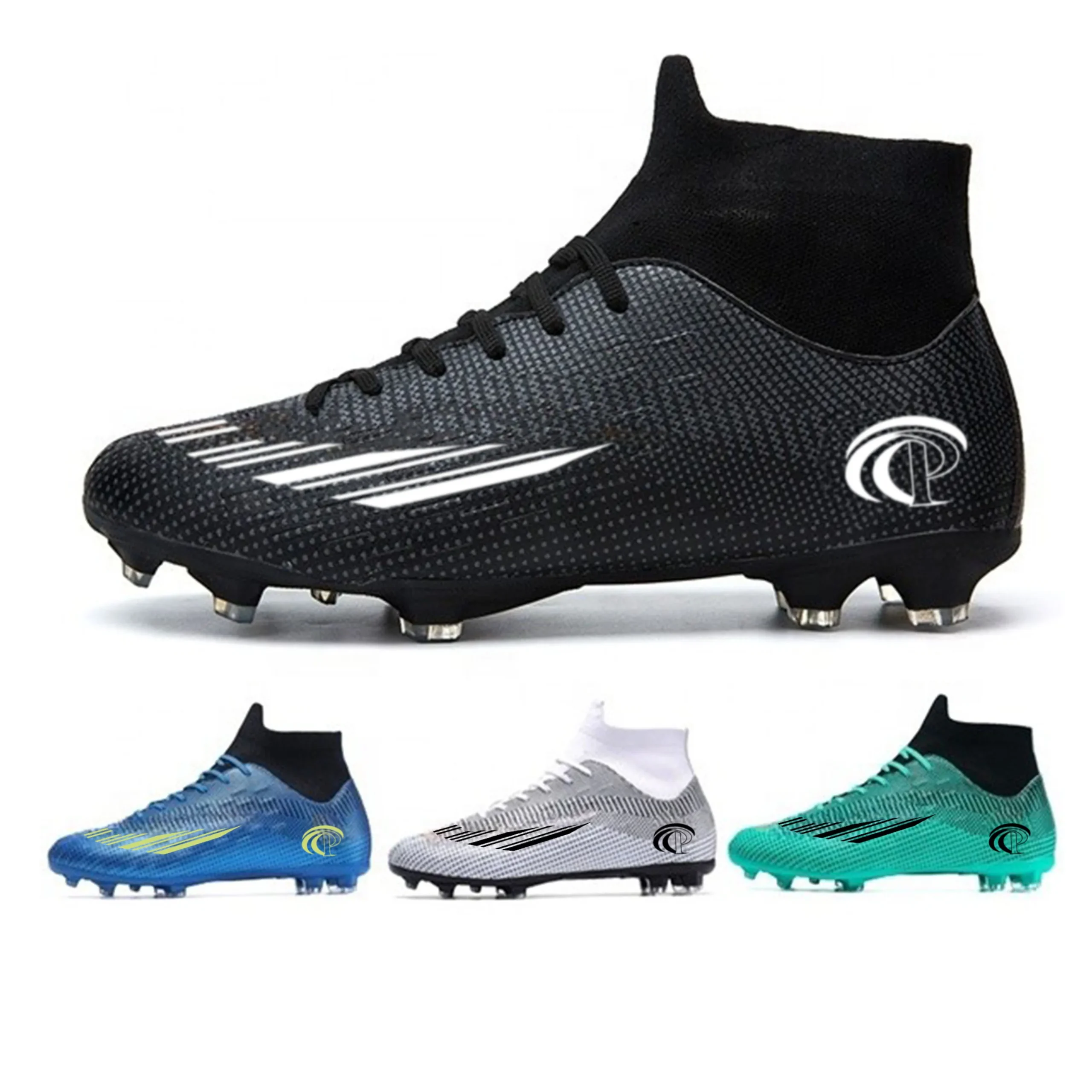 H006b198afa244d0895a548dde7cbd0c8P-scaled-1.webp Custom High Quality Indoor Turf Kids Football Cleats Shoes American Soccer Boots for Men - Image 1